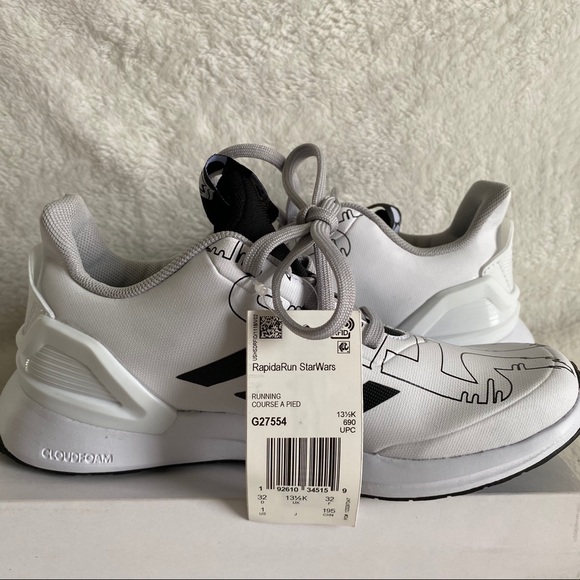 Adidas RapidRun Starwars Kids Size 1 - Picture 5 of 8